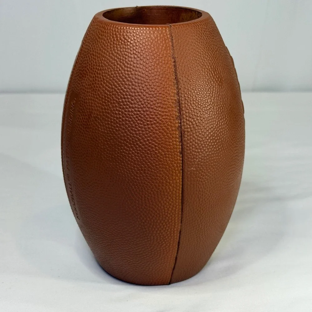 Koozball Foam Football Drink‎ Insulator Can Cooler Brown Tailgate Toss Toy